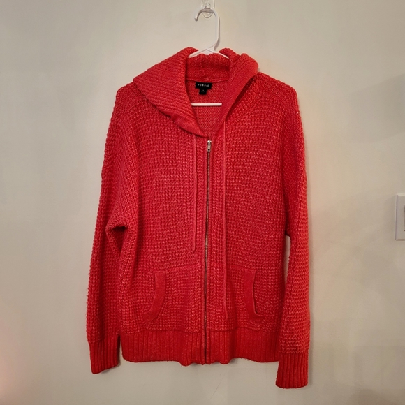 Torrid Waffle Cardidan Hooded sweater size large - Picture 4 of 9